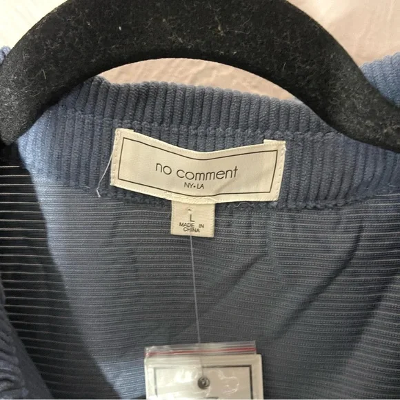 No Comment corduroy button down shirt - Picture 3 of 5